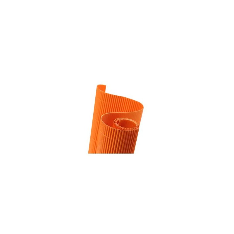 1-RULL CARTRO ONDULAT 0.5X0.7 TARONJA (10)