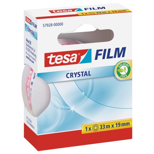 1-CINTA ADHESIVA TESA CRYSTAL CLEAR 33X19(10)