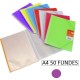 1-CARPETA 50 FUNDES A4 MAXIPLAS XS LILA