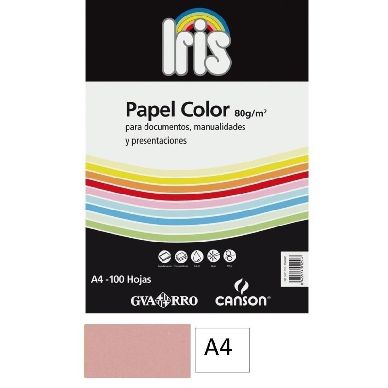 100-PAPER DIN A4 80GRS REPRO ROSA (5)