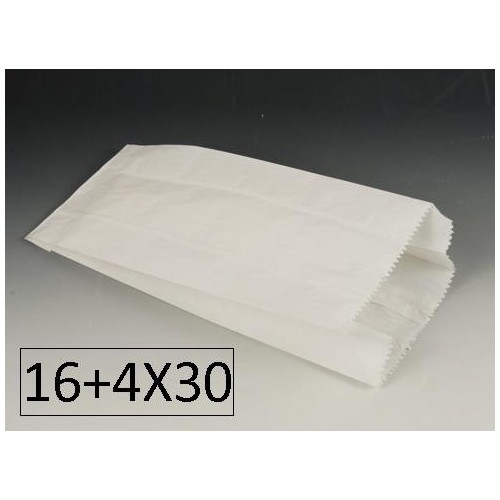 1-BOSSA CELULOSA BLANCA 16+4X30 PF50(1000)