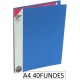 1-CARPETA 40 FUNDES PP A4 BLAU D.KING (12)