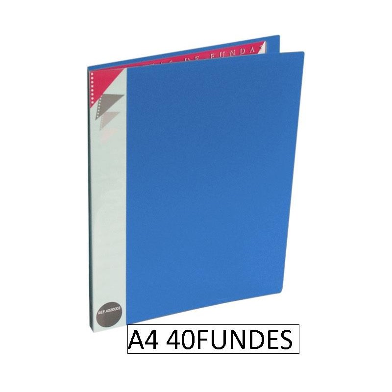 1-CARPETA 40 FUNDES PP A4 BLAU D.KING (12)