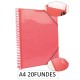 1-CARPETA ESPIRAL 20 FUNDES A4 VERMELL (12)
