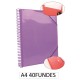 1-CARPETA ESPIRAL 40 FUNDES A4 LILA (6)