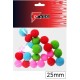 100-POM POM 25MM COLORS SURTITS