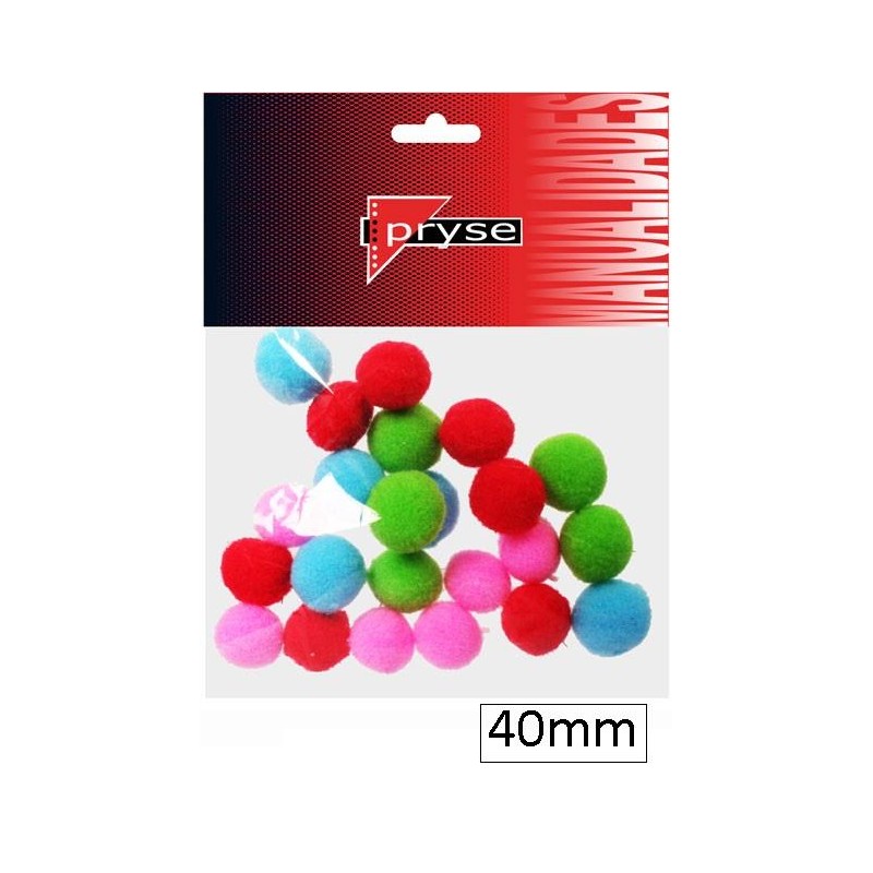 50-POM POM 40MM COLORS SURTITS