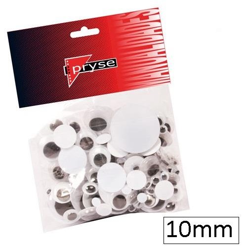 50-ULLS ADHESIUS 10MM BLANC/NEGRE