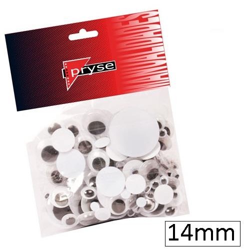 50-ULLS ADHESIUS 14MM BLANC/NEGRE