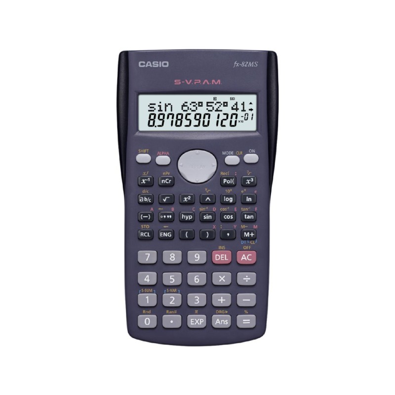 1-CALCULADORA CASIO FX82MS CIENTIFICA