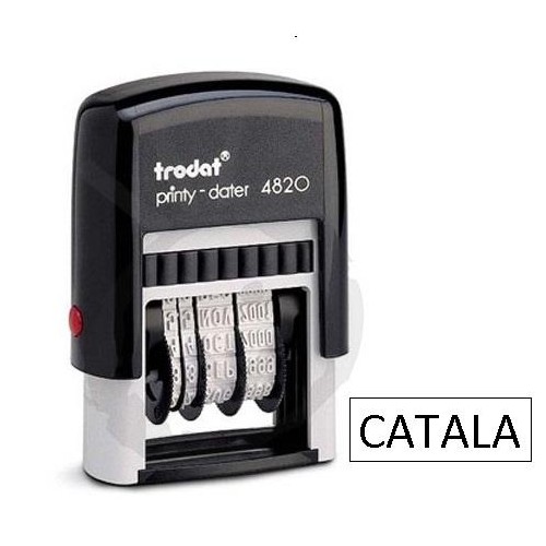 1-SEGELL DATADOR PRINTY 4MM. CAT.4820