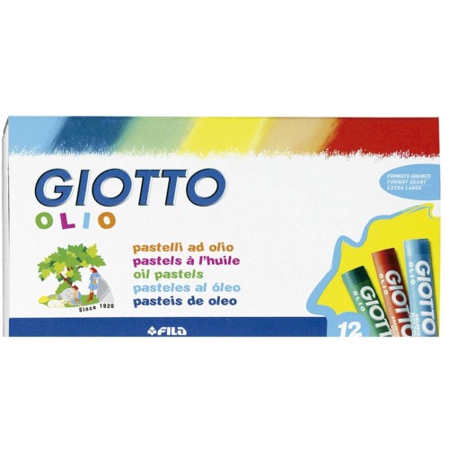 12-LLAPIS PASTEL OLIO GIOTTO ESCOLAR SURTITS