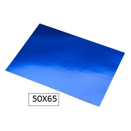 1-CARTOLINA 50X65 METAL.LITZADA BLAU (120)