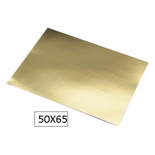 1-CARTOLINA 50X65 METAL.LITZADA OR (120)