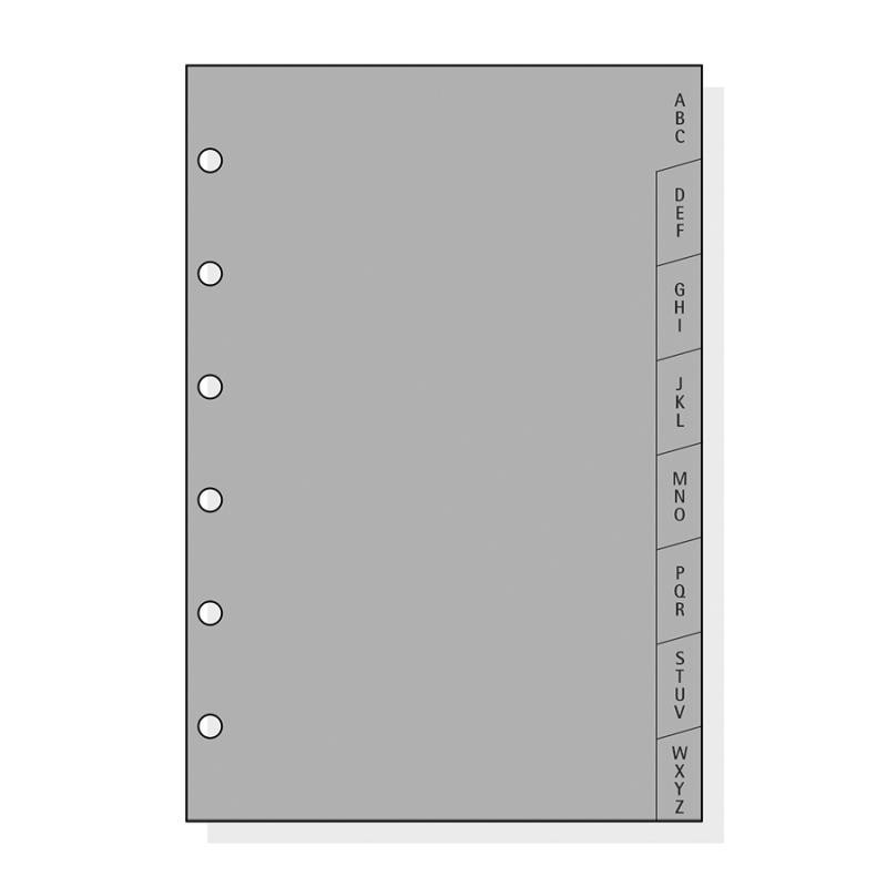 1-INDEX ALFABETIC PLASTIC/8 603 C364