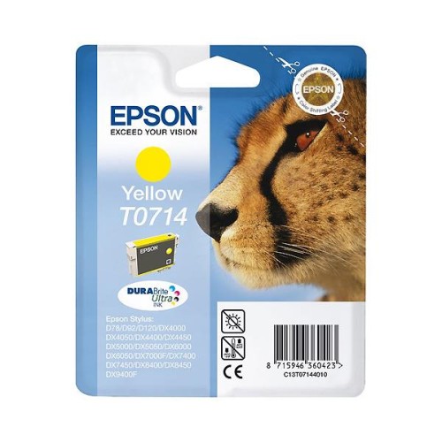 1-INK-JET ORIGINAL EPSON T071440 YELL.