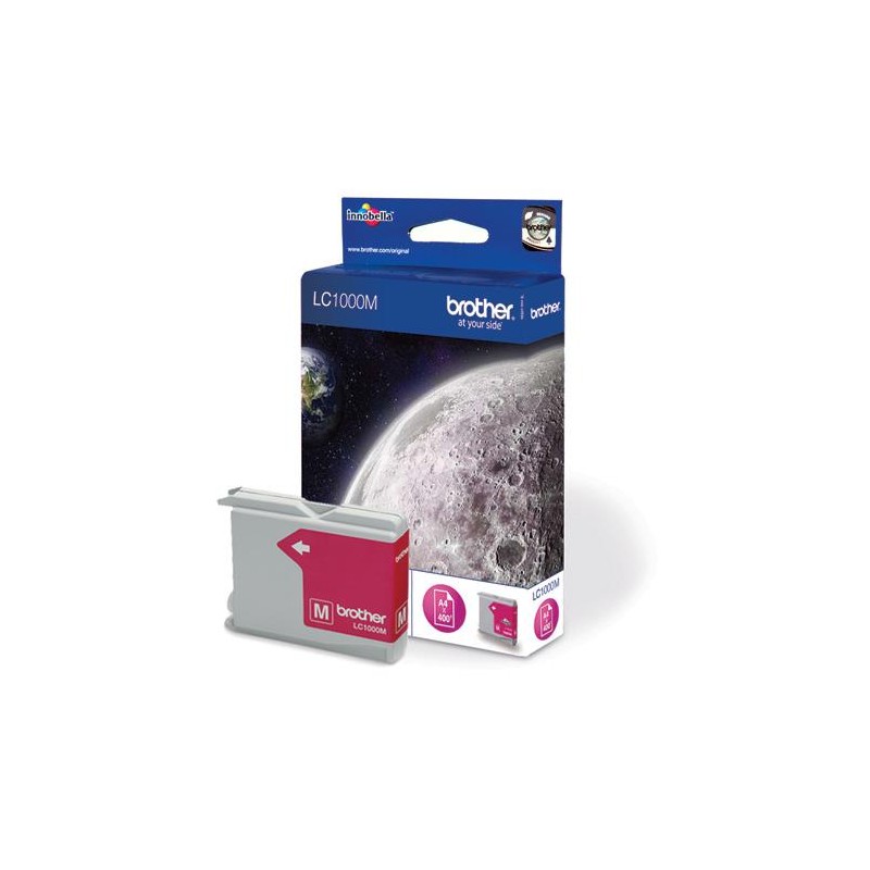 1-INK-JET ORIGINAL BROTHER LC1000 MAGENTA