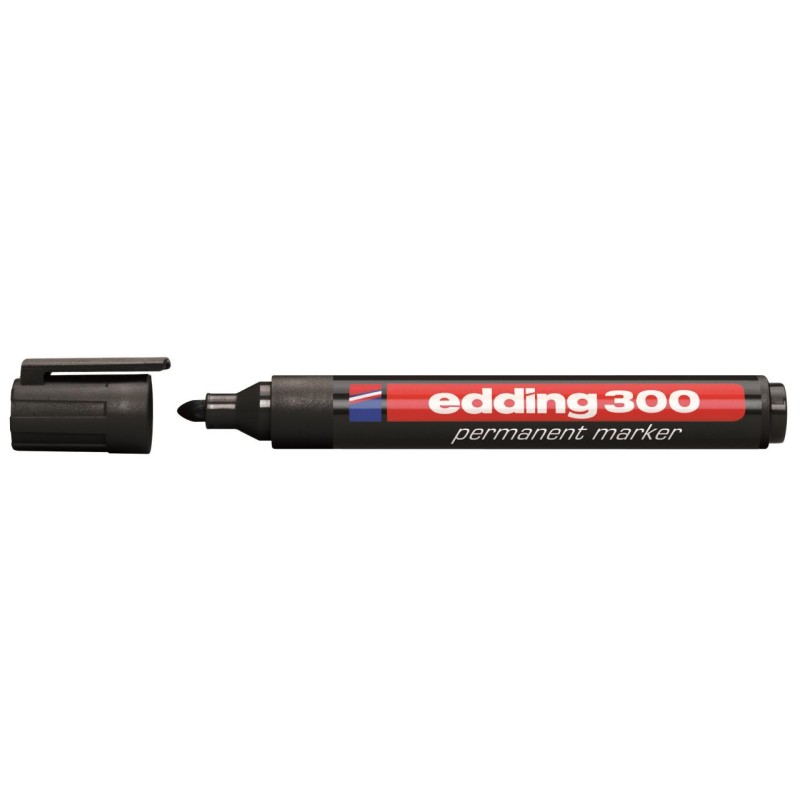 1-MARCADOR EDDING 300 NEGRE (10)