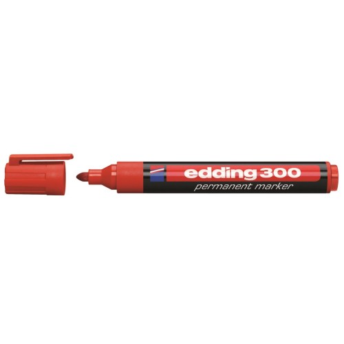 1-MARCADOR EDDING 300 VERMELL (10)