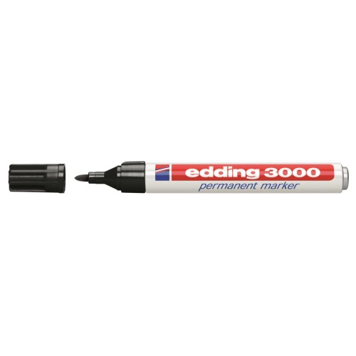 1-MARCADOR EDDING 3000 NEGRA (10/600)