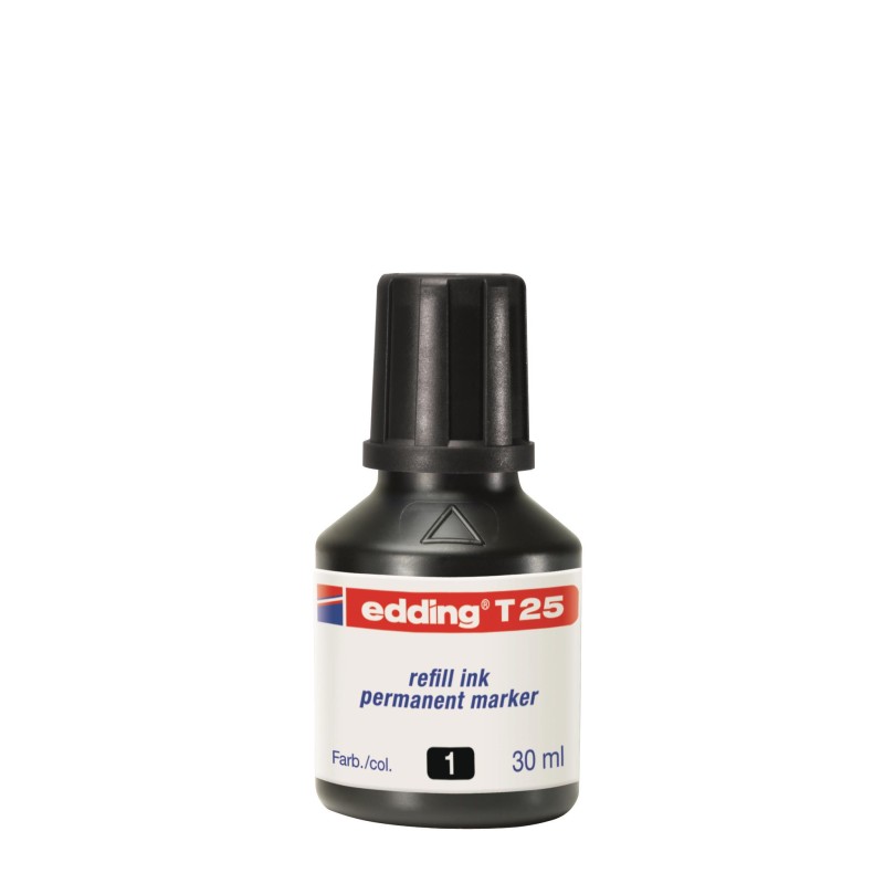 1-TINTA RECANVI T-25 NEGRA 30ML.