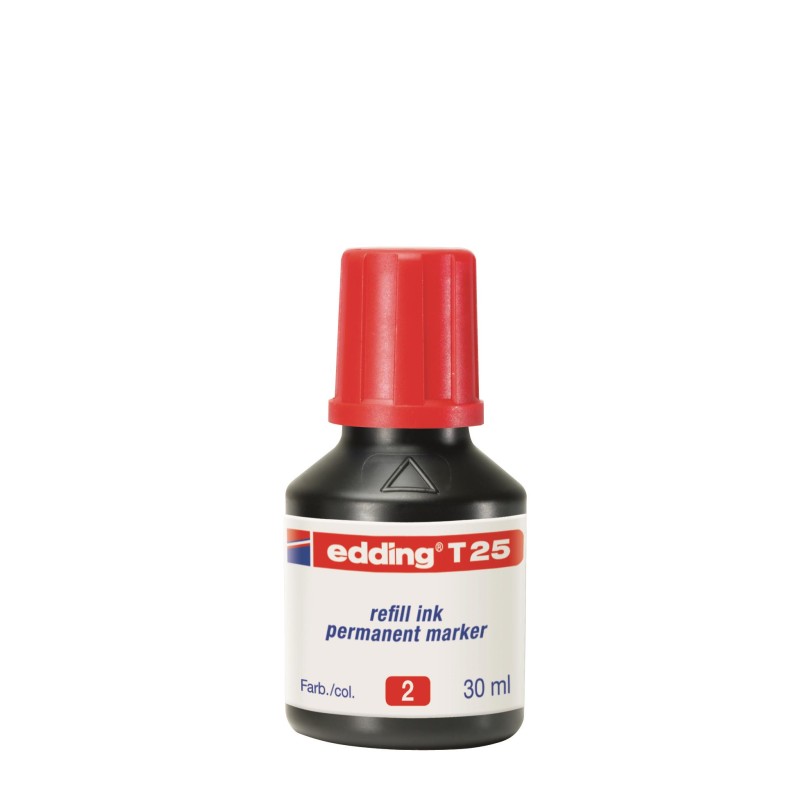 1-TINTA RECANVI T-25 VERMELL 30 ML.