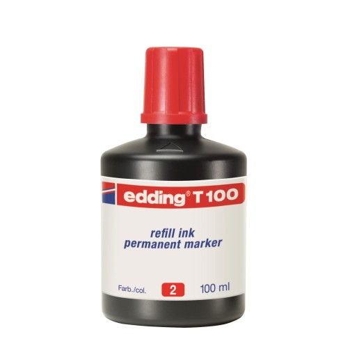 1-TINTA RECANVI T-100ML VERMELL