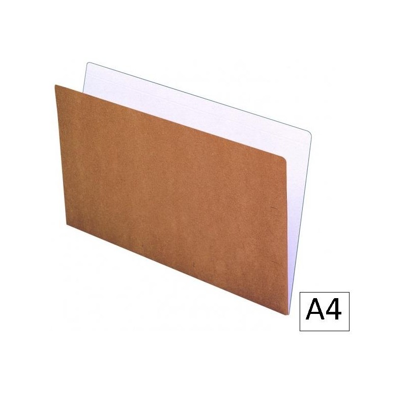 1-SUBCARPETA A4 KRAFT BICOLOR 240GR (50)