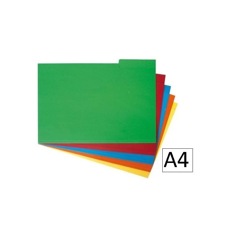 1-SUBCARPETA A4 VERMELL PEST.LATERAL (50)