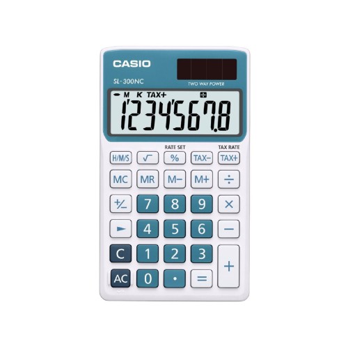 1-CALCULADORA CASIO SL-310UC-BU BLAU