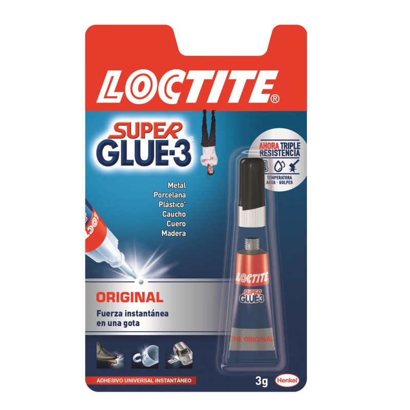 1-LOCTITE SUPER GLUE ORIGINAL 3 GRS.(30)